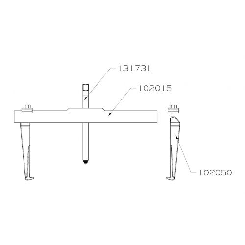 EXTRACTOR FORZA SERIE 1000 DE 2 PATAS